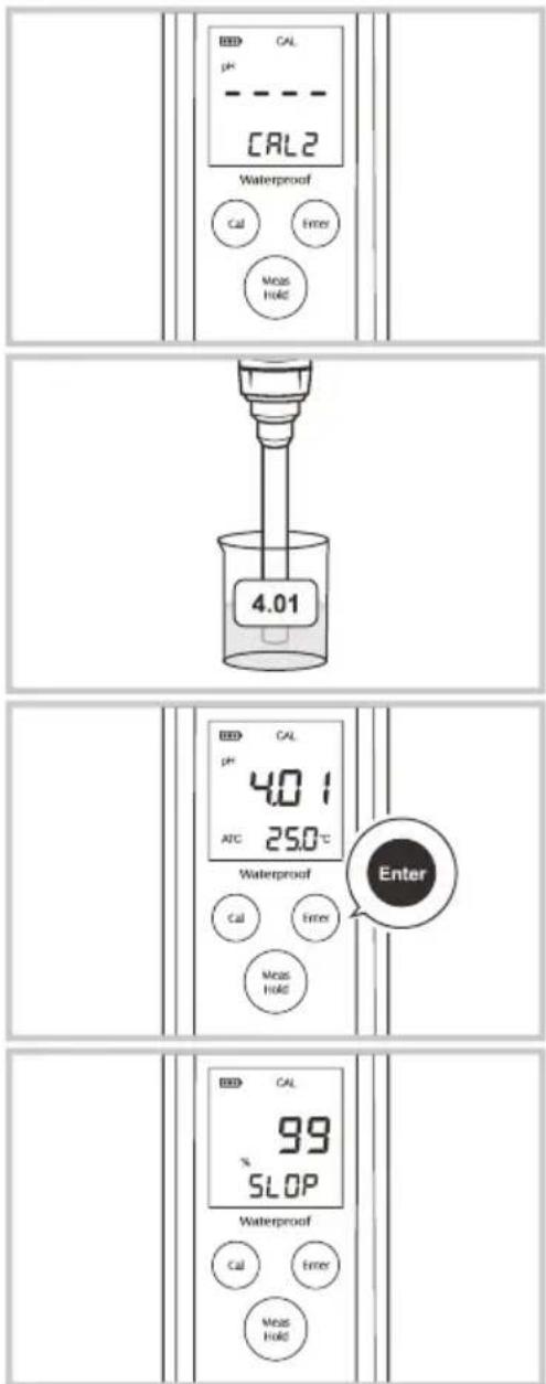 PCE Instruments PH 26F - 2-point calibration - 1