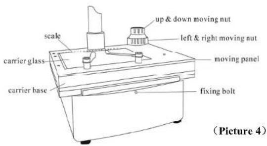PCE Instruments VM 21 - B.3. Moving platform carrier (optional accessory) - 1