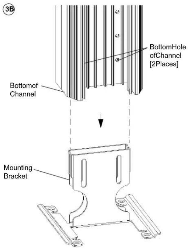 3B Bottomof Channel BottomHole ofChannel [2Places] Mounting Bracket