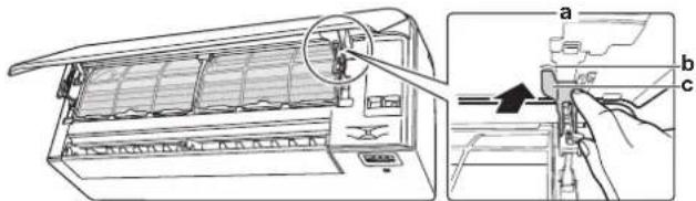 DAIKIN FTXA20B2V1BB - To close the front panel - 1