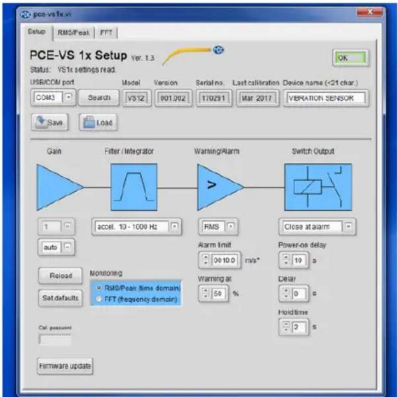 PCE Instruments VS11 - Device Identification - 1