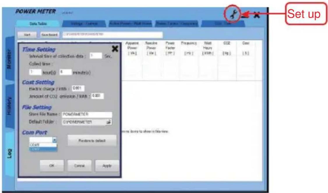 PCE Instruments PA 7200 - 10-2-3. Data Collection on Log mode - 1