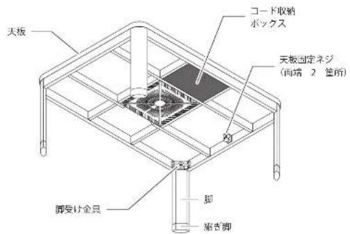Yamazen GKR-HDN1202H - 各部のなまえ - 1