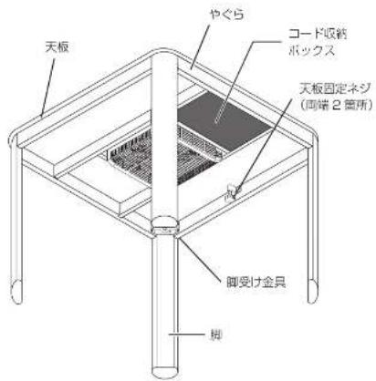 Yamazen VGA-584 - 各部のなまえ - 1