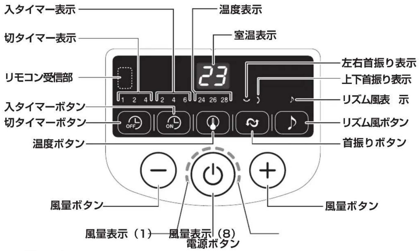 Yamazen YKLRX-HHD301 - 本体操作部 - 1