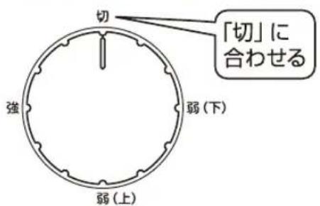 Yamazen DS-SD083 - 電源を切る(運転を停止する)ときは - 1