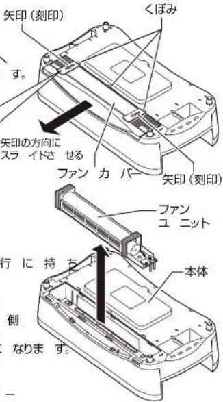 Yamazen YGMC-FXT130 - フィルター、ファンカバー、ファンユニットの取り外し - 2