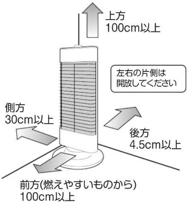 Yamazen DC-W092 - 注意 - 1