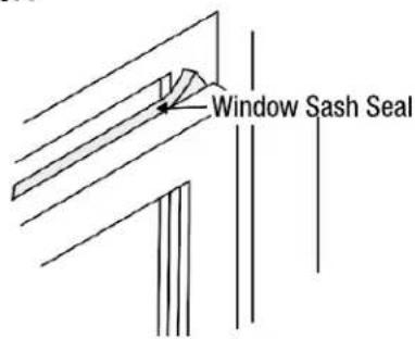 ARCTIC WIND 3AWH25000A - STEP 8 INSTALL WINDOW SASH SEAL AND SAFETY LOCK - 1