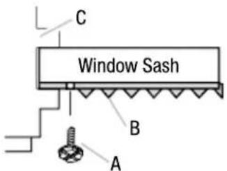 ARCTIC WIND 3AWH25000A - STEP 7 ATTACH ACCORDION PANELS TO WINDOW FRAME - 1