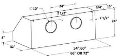 Trade-Wind S7254CD - IMPORTANT:ALL DIMENSIONS ARE NOMINAL +/- 1/8" - 5
