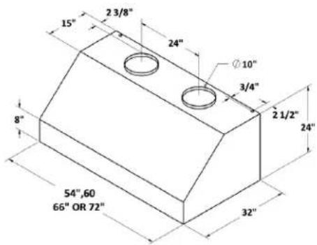 Trade-Wind S7254CD - IMPORTANT:ALL DIMENSIONS ARE NOMINAL +/- 1/8" - 2