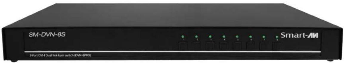 SM-DVN-8S Smart-AM 8 Port DVN-I Dual link kvm switch (DVN-8PRO)