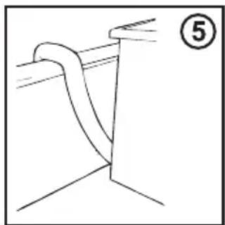 CANDY CSOE V8DRFR-ZA - Installation of the exhaust hose - 5