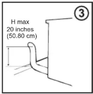 CANDY CSOE V10DRFR-ZA - Installation of the exhaust hose - 3