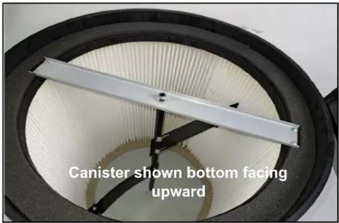 RIKON 60-151C - INSTALL THE INTERIOR CANISTER FLAP - 1