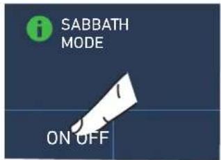 Fhiaba RS750HST3I - 5) Sabbath Mode (Optional) - 3
