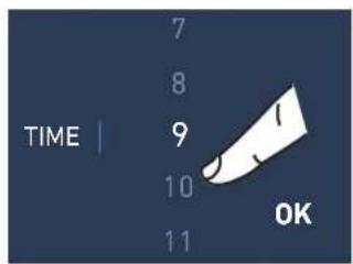 TIME | 7 8 9 10 11 OK