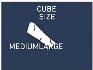 CUBE SIZE MEDIUMLARGE