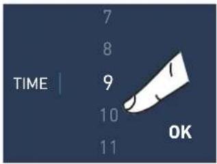 TIME | 7 8 9 10 11 OK