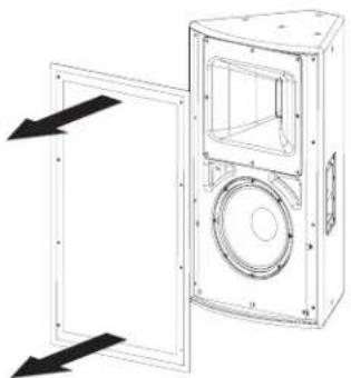 QSC MD-FP122-94r - How to Rotate the Horn - 2