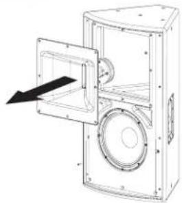 QSC MD-FP122-94r - How to Rotate the Horn - 3