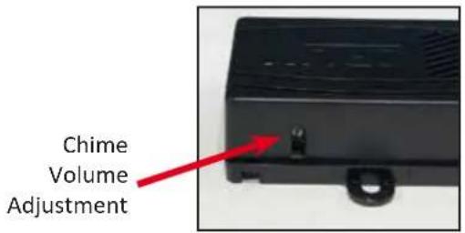CRUX DKGM-16B - CHIME VOLUME ADJUSTMENT: - 1