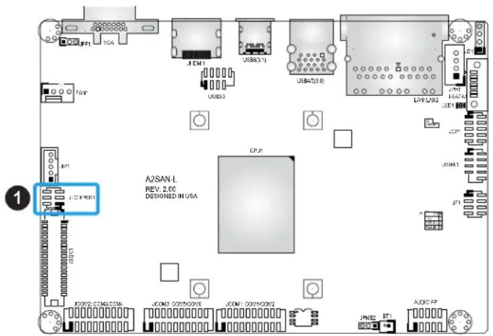 Supermicro A2SAN-H-WOHS - JLCDPWR1 - 1