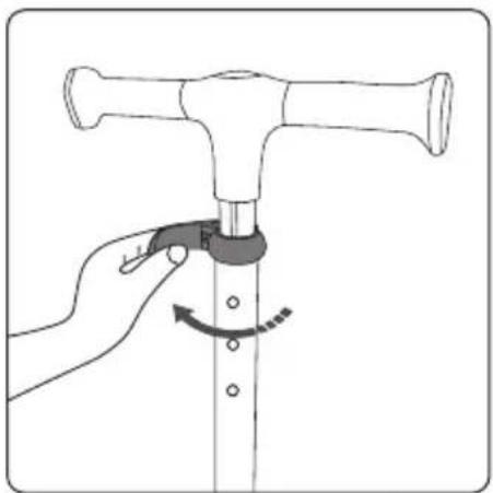 SereneLife SLKSC15BL - Handlebar Height Adjustment - 1