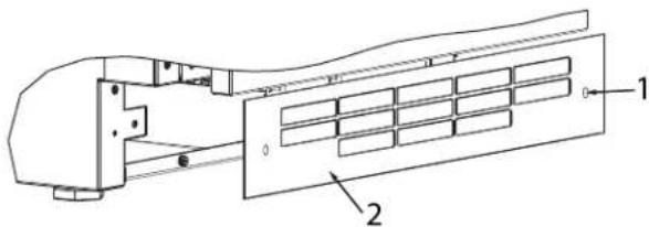 U-Line UHRE524-IS81A - Installing the grille - 1