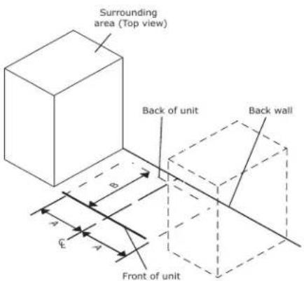 U-Line UHRE524-IS81A - FLOOR MOUNTED ANTI-TIP INSTALLATION (For free-standing applications) - 1