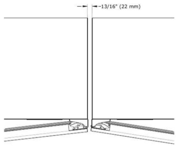 U-Line UHRE524-IS81A - Hinge-by-Hinge Installation (Mullion) - 1