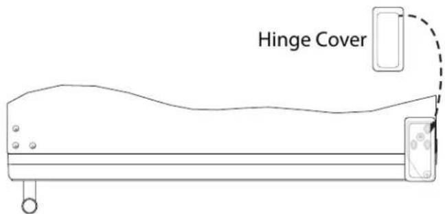 U-Line UHFZ124-SS01B - To install hinge cover: - 1