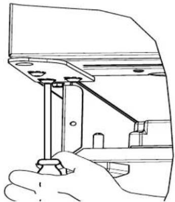U-Line UHFZ124-SS01B - Install bottom hinge: - 1