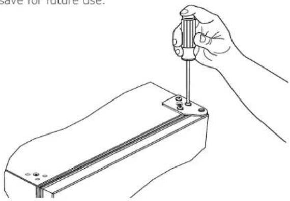 U-Line UHFZ124-SS01B - Remove top hinge and door: - 1