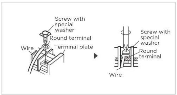 MIDEA MFCA26VA-W - How to properly connect the wire lines. - 2
