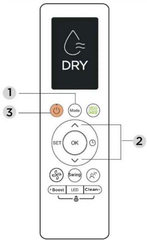 MIDEA MFAG26VA-W - How to Use Basic Functions - 1