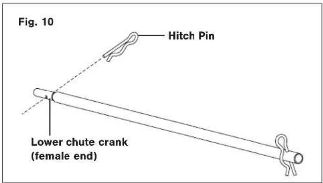 WESTINGHOUSE WSnow18T - Chute Crank Assembly - 1