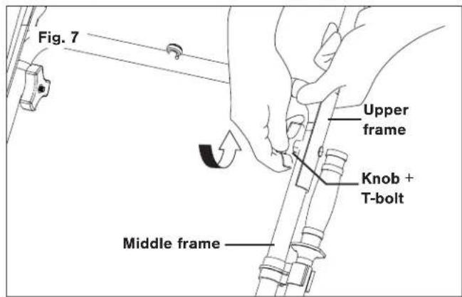 WESTINGHOUSE WSnow18T - Assembling the handles - 3