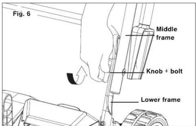 WESTINGHOUSE WSnow18T - Assembling the handles - 2
