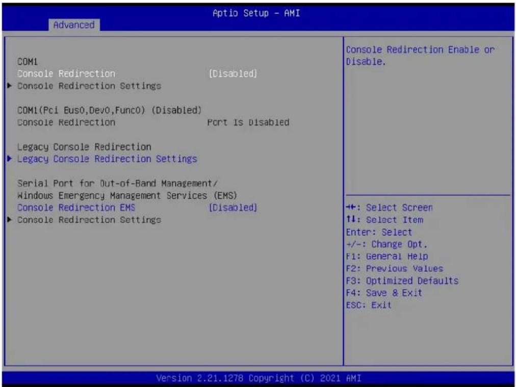 Advantech AIMB-277 - Serial Port Console Redirection - 1
