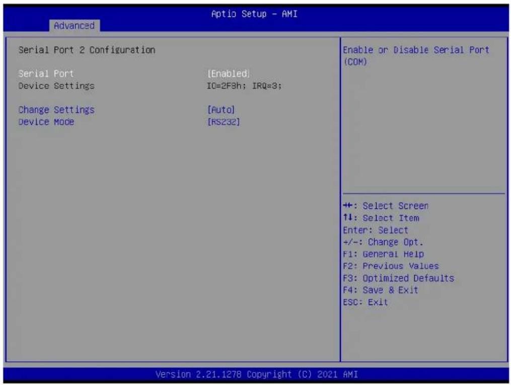 Advantech AIMB-277 - NCT6796D Super IO Configuration - 3
