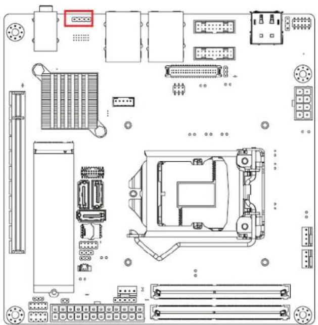 Advantech AIMB-277 - Amplifier Connector (AMP1) - 1
