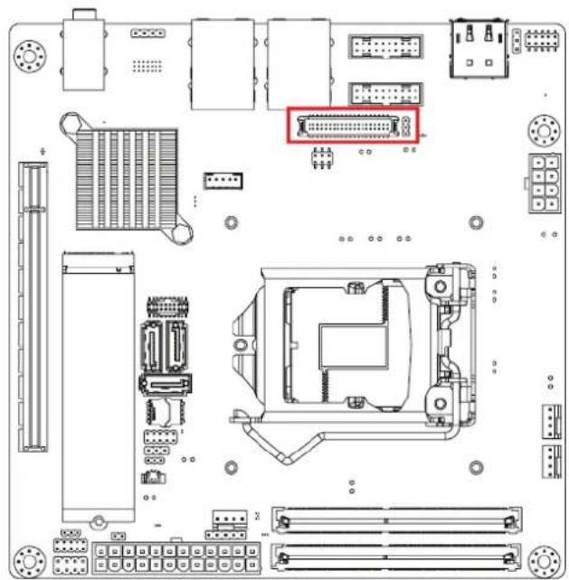Advantech AIMB-277 - LVDS/eDP Connector (LVDS\_EDP3) - 1
