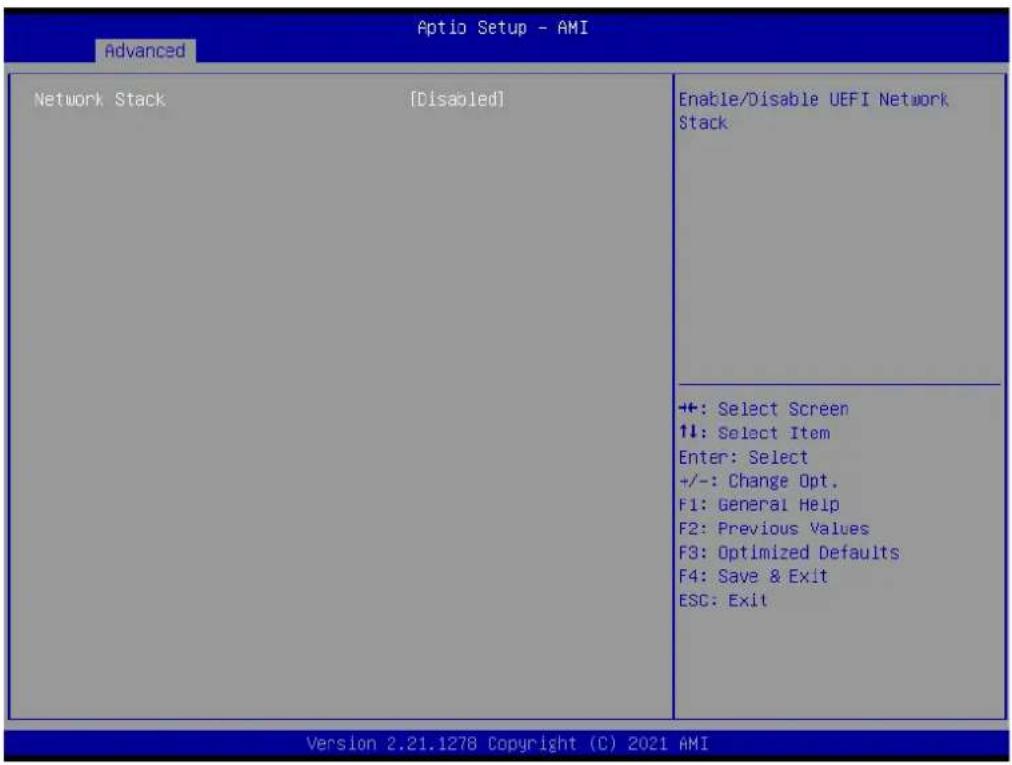 Advantech AIMB-277 - Network Stack Configuration - 1