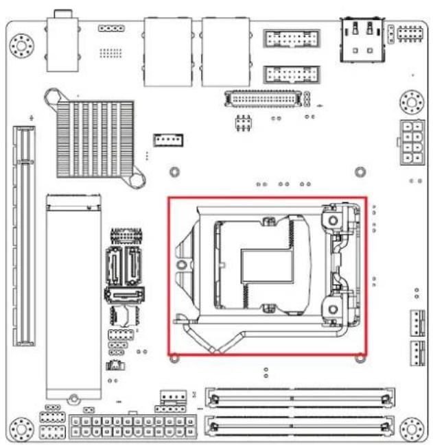 Advantech AIMB-277 - CPU Socket (CPU1) - 1