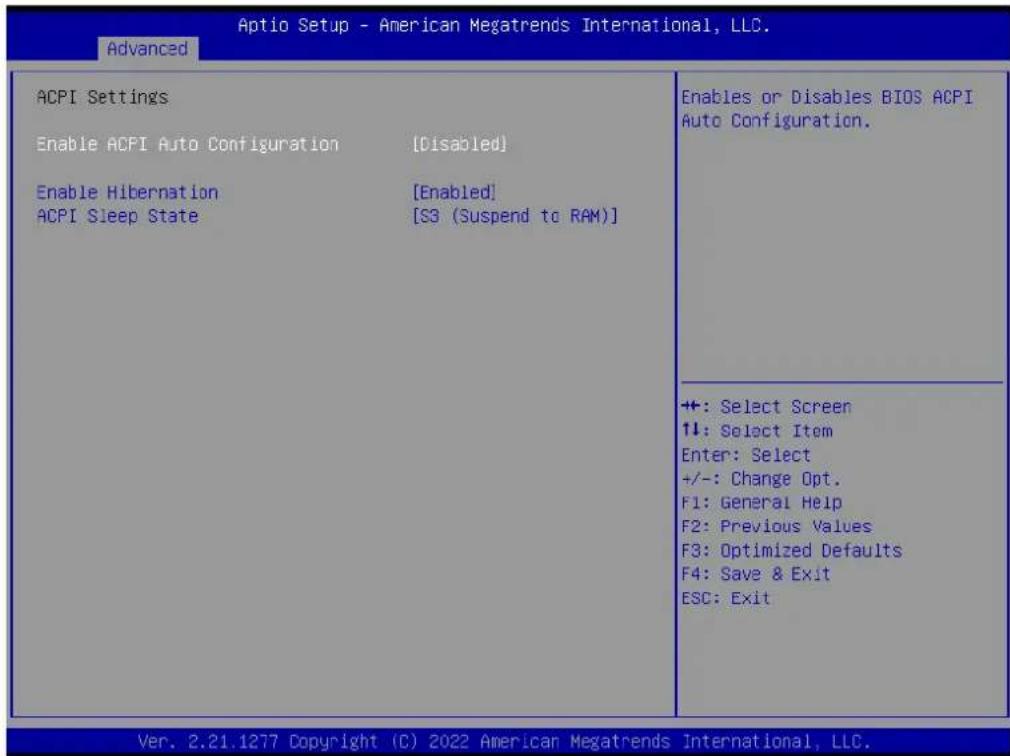 Advantech AIMB-229 - ACPI Settings - 2