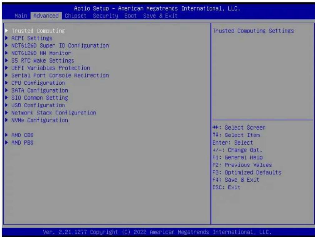 Advantech AIMB-229 - Advanced BIOS Features - 1