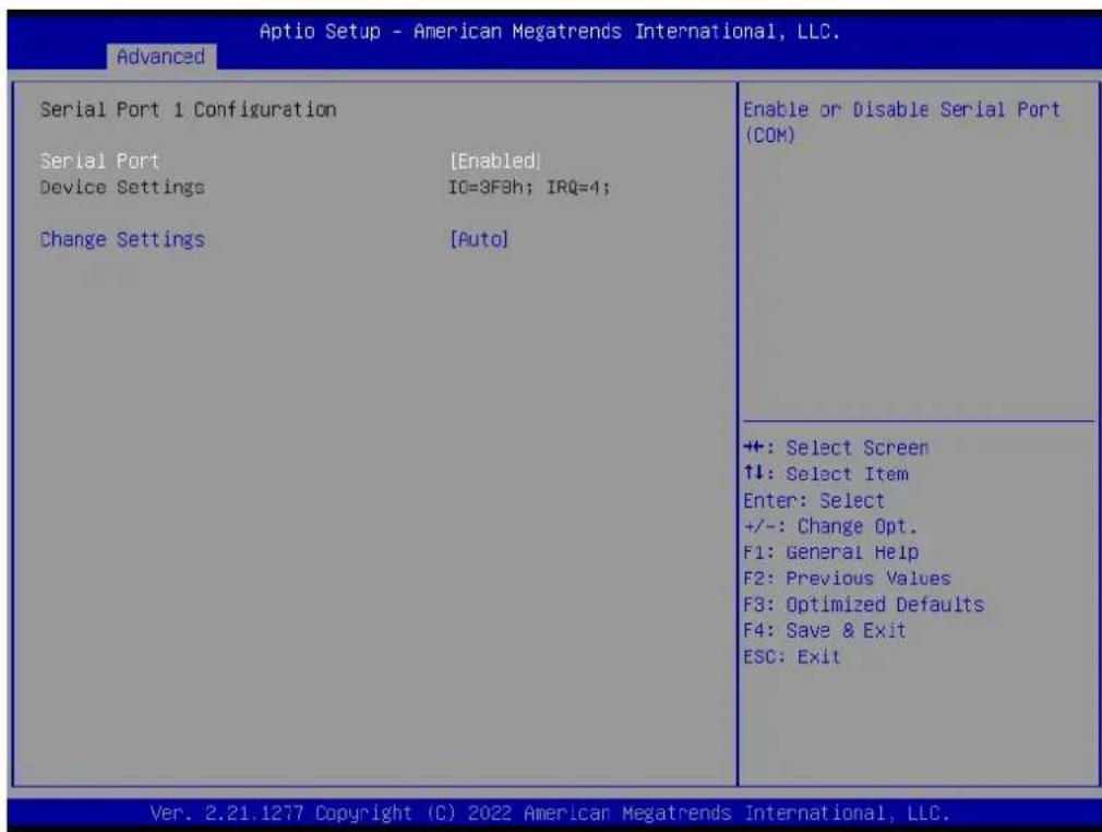 Advantech AIMB-229 - Serial Port [Enabled] - 1