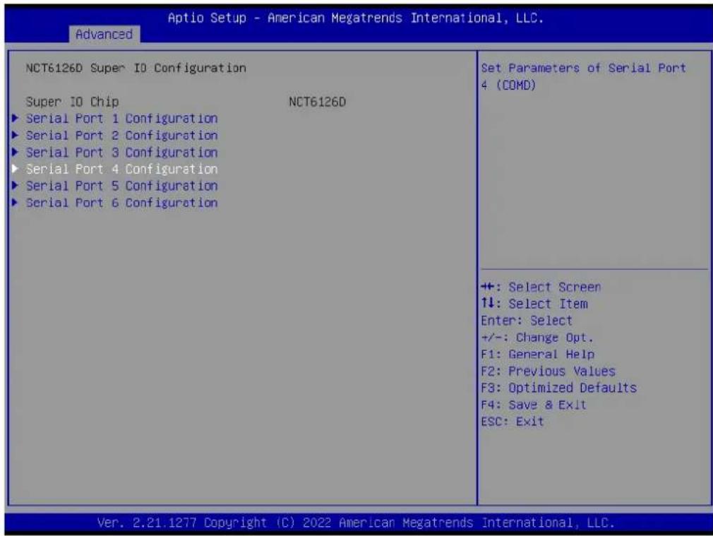 Advantech AIMB-229 - Serial Port 4 Configuration - 1